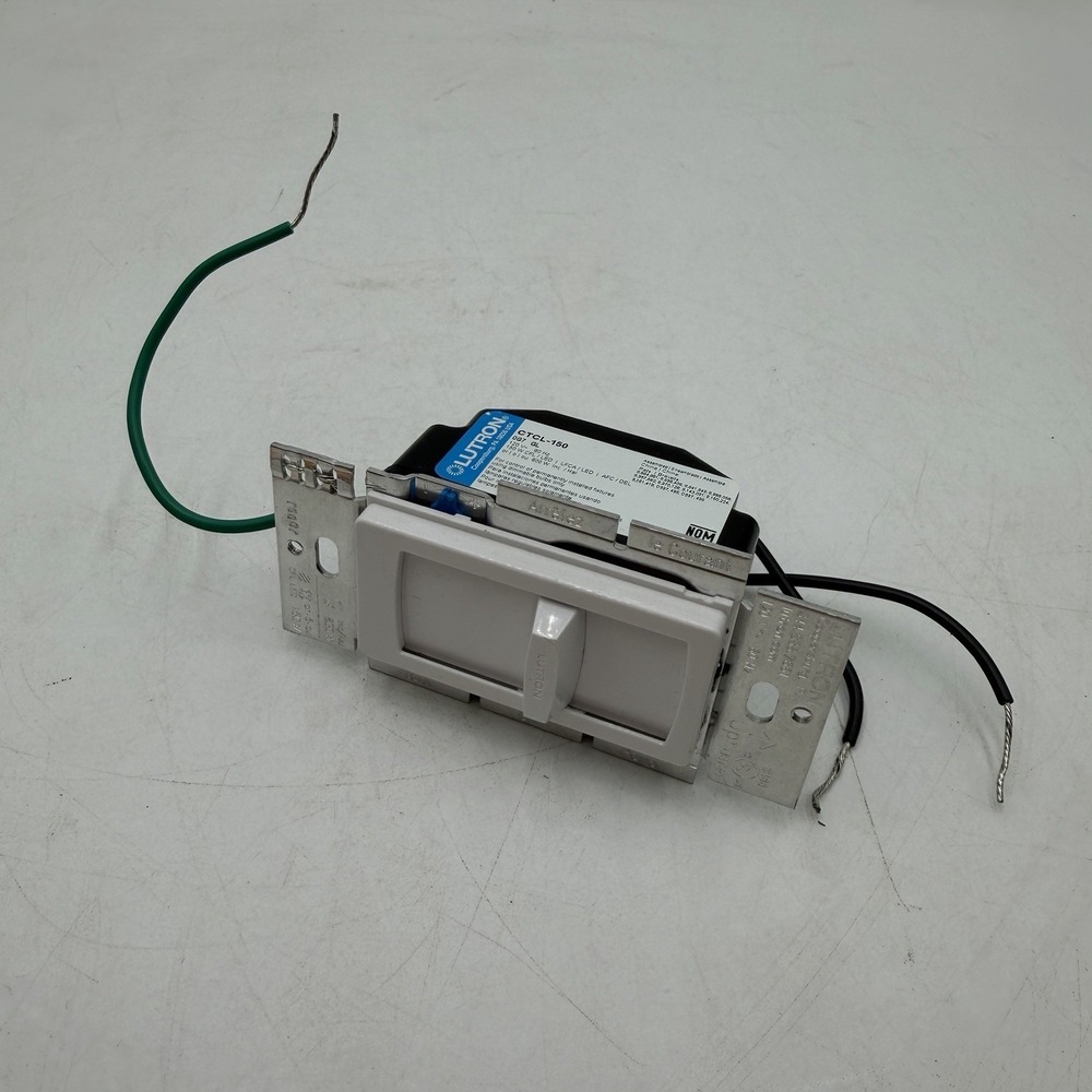 Lutron Skylark Contour Slide LED+ Dimmer Switch CTCL-150H-WH